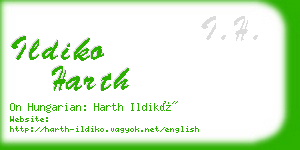 ildiko harth business card